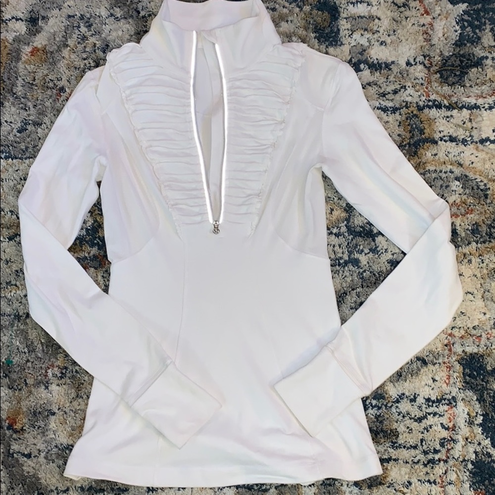 Lululemon white pullover jacket size 4 - Picture 3 of 6
